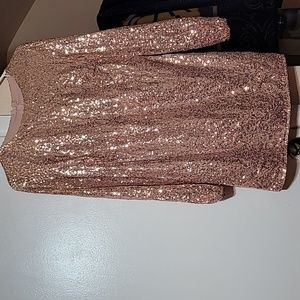 Sequins mini dress